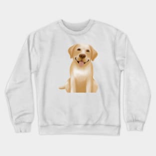 Cute Labrador Retriever Drawing Crewneck Sweatshirt